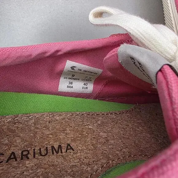 Cariuma Oca low canvas pink sneaker women's 9 - Picture 6 of 8